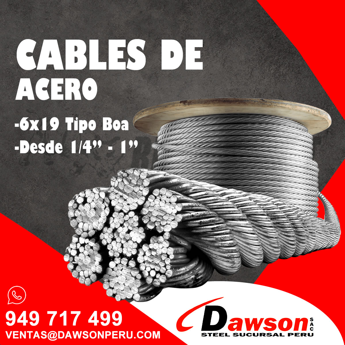 cable de acero